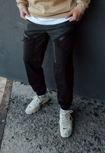 Фото - Двоколірні чоловічі штани Staff fo black & gray - Men box
