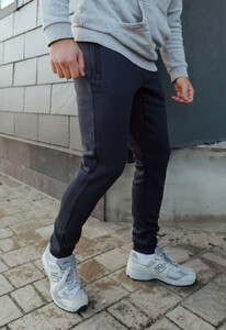Фото - Спортивные штаны темно-синего цвета Staff sm navy fleece - Men box