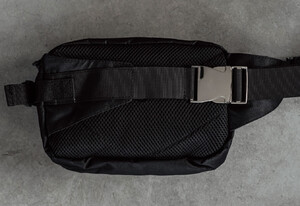 Фото - Черная поясная сумка с логотипом Staff ak black - Men box