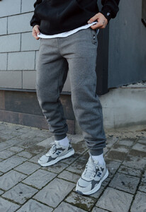 Фото - Спортивные штаны цвета графит Staff g graphite fleece - Men box