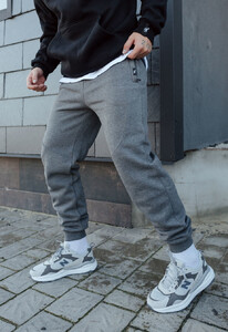 Фото - Спортивные штаны цвета графит Staff g graphite fleece - Men box