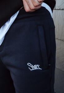 Фото - Зимние темно-синие спортивные штаны Staff navy logo fleece - Men box