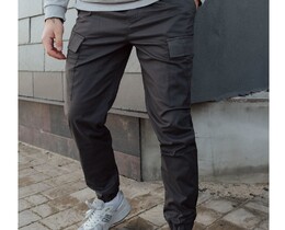 Фото - Повседневные серые штаны карго Staff pf cargo gray - Men box