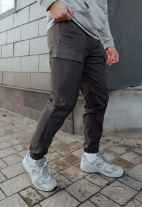 Фото - Повседневные серые штаны карго Staff pf cargo gray - Men box