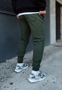 Фото - Теплые спортивные штаны цвета хаки Staff khaki logo fleece - Men box