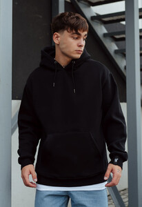 Фото - Базове оверсайз худі Staff black basic oversize fleece - Men box