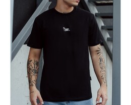 Фото - Мужская повседневная футболка Staff black logo front - Men box