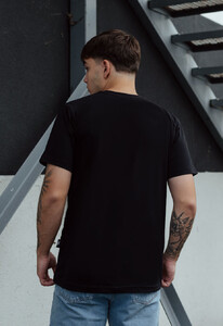 Фото - Мужская повседневная футболка Staff black logo front - Men box