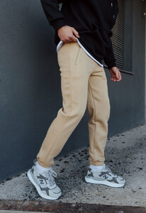 Фото - Спортивні штани бежевого кольору Staff beige fleece - Men box