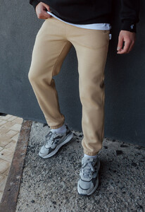 Фото - Спортивні штани бежевого кольору Staff beige fleece - Men box