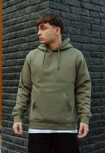 Фото - Худі кольору хакі утеплене Staff khaki basic fleece - Men box