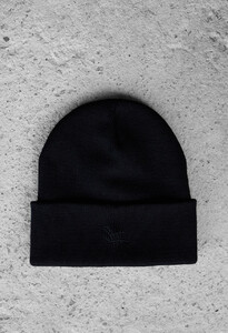Фото - Чорна однотонна шапка Staff all black logo - Men box