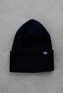 Фото - Універсальна чорна шапка Staff 11 long logo black - Men box