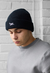 Фото - Темно-синяя шапка Staff 19 logo navy - Men box