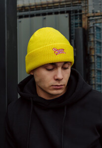 Фото - Яскраво-жовта шапка Staff 19 logo yellow - Men box