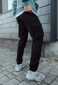 Фото - Штаны карго в черном цвете Staff du cargo black - Men box
