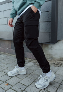 Фото - Штаны карго в черном цвете Staff du cargo black - Men box