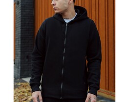 Фото - Флисовое черное худи Staff zip black - Men box