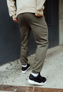 Фото - Теплые спортивные штаны цвета хаки Staff khaki fleece - Men box