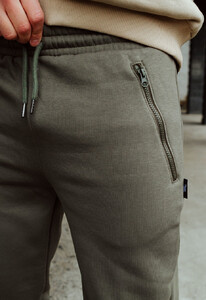 Фото - Теплые спортивные штаны цвета хаки Staff khaki fleece - Men box