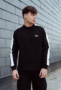 Фото - Базовый черный свитшот Staff black line logo fleece - Men box