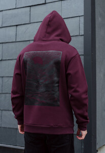 Фото - Темно-фиолетовое теплое худи Staff wanderlust fleece - Men box