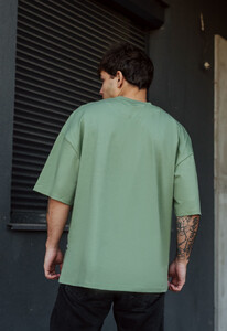 Фото - Зелена оверсайз футболка Staff green oversize - Men box