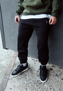 Фото - Универсальные черные спортивные штаны Staff black basic fleece - Men box