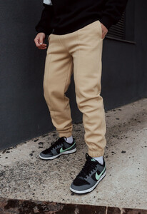 Фото - Бежеві теплі спортивні штани Staff pa beige fleece - Men box
