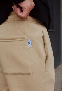 Фото - Бежеві теплі спортивні штани Staff pa beige fleece - Men box
