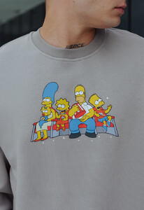 Фото - Унисекс свитшот с симпсонами Staff family oversize fleece - Men box