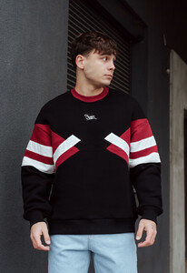 Фото - Молодежный оверсайз свитшот Staff ryb 2 logo fleece oversize - Men box