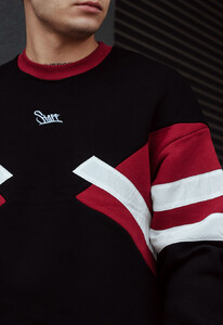 Фото - Молодежный оверсайз свитшот Staff ryb 2 logo fleece oversize - Men box