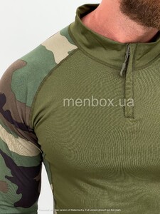 Фото - Тактична термобілизна ESDY Soft чоловічий комплект зелений мультикам - Men box