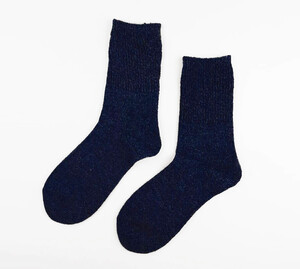 Фото - Зимние шерстяные носки SOX Warm меланж темно-синего цвета - Men box
