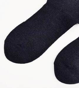 Фото - Зимние шерстяные носки SOX Warm меланж темно-синего цвета - Men box