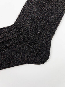 Фото - Зимние шерстяные носки SOX Warm меланж темно-коричневый - Men box