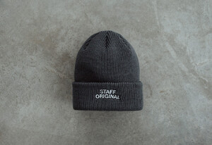 Фото - Повсякденна шапка сірого кольору Staff gray logo - Men box