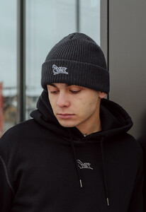 Фото - Шапка сірого кольору з лого Staff 24 logo gray - Men box