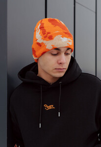 Фото - Яскрава шапка помаранчевого кольору Staff logo orange mix - Men box