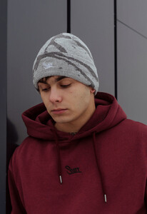 Фото - Сіра шапка з логотипом Staff logo gray mix - Men box