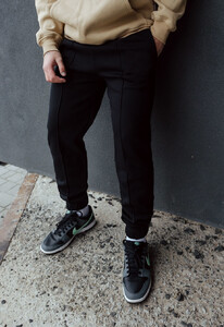 Фото - Чоловічі теплі спортивні штани Staff pa black fleece - Men box