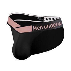Фото - Мужские эротические танга Pump черного цвета - Men box