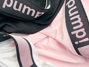 Фото - Бріфи для чоловіків Pump чорні з брендованим поясом - Men box