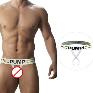 Фото - Інтимна білизна з відкритим передом Pump жовтого кольору - Men box
