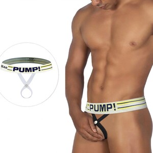 Фото - Інтимна білизна з відкритим передом Pump жовтого кольору - Men box