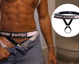 Фото - Мужское сексуальное белье Pump черно-розового цвета - Men box