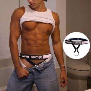 Фото - Мужское сексуальное белье Pump черно-розового цвета - Men box