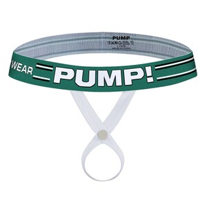 Фото - Эротические трусы с открытым передом Pump зеленого цвета - Men box