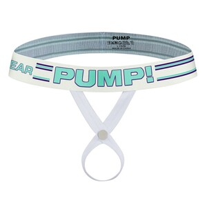Фото - Трусы джоки с открытым передом Pump белого цвета - Men box